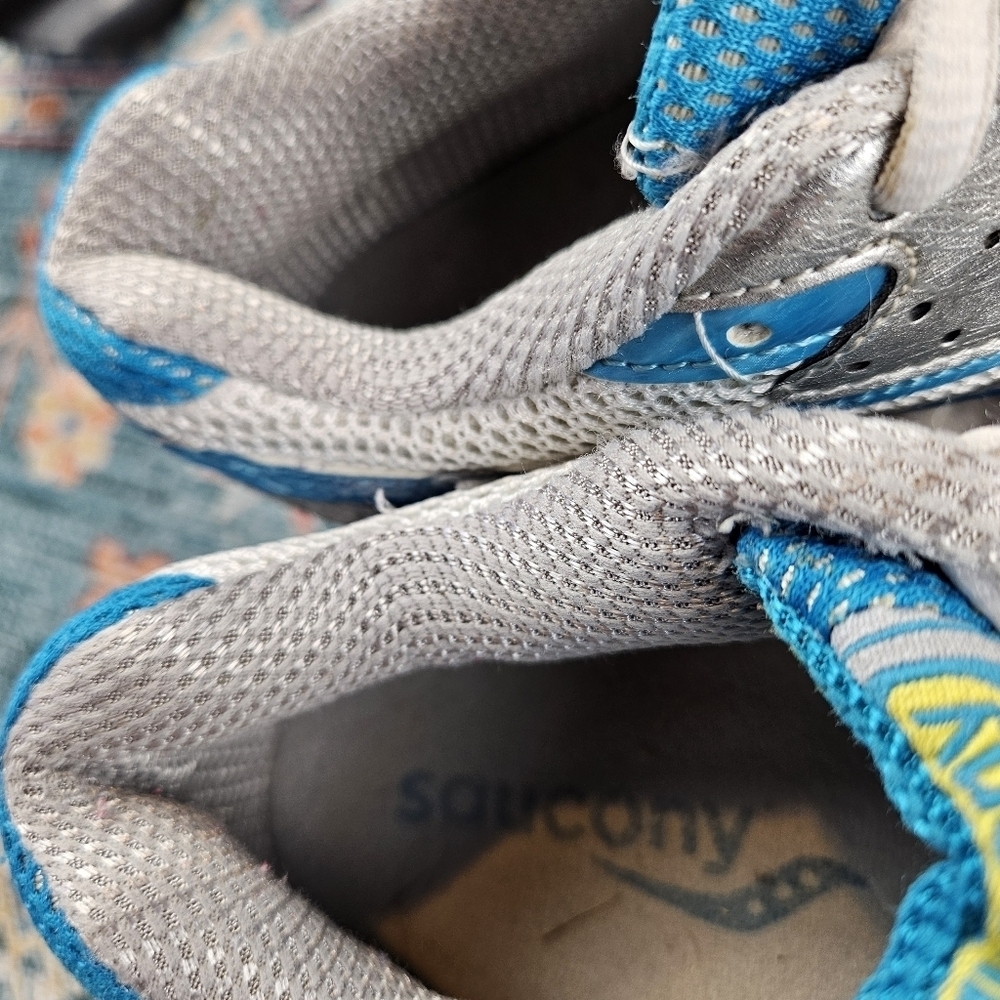 Saucony Shoes Womens Size 7 Grid Cohesion 5 Running Sneakers S15118-10 Gray Teal - Picture 10 of 11